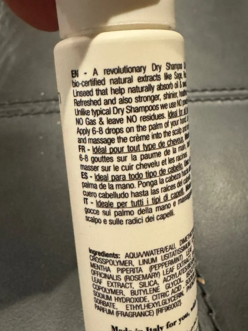 #16 Three Rossano Ferretti Dry Shampoo Creme